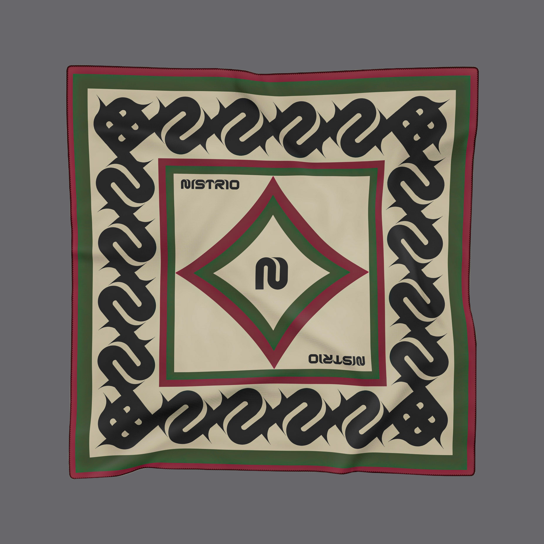 MONOGRAM FOULARD